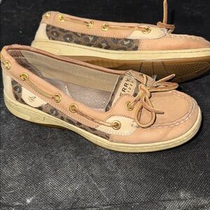 Sperry Women's Brown and Leopard Loafers